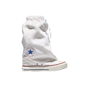 (W) Converse x Vaquera X Hi Slouch Wedge White Black