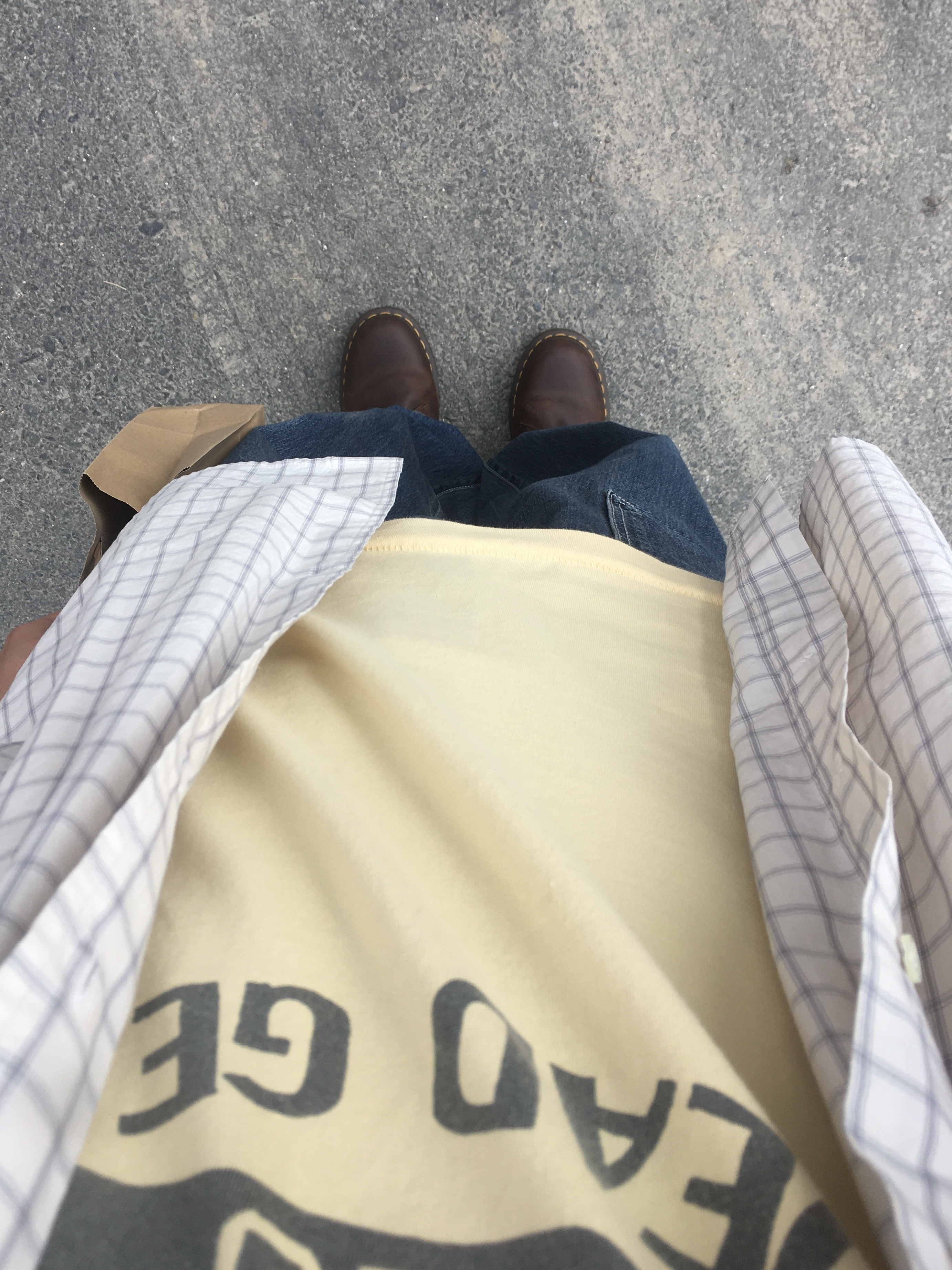 Dr. Martens 1461 Crazy Horse Dark Brown 착용 스타일