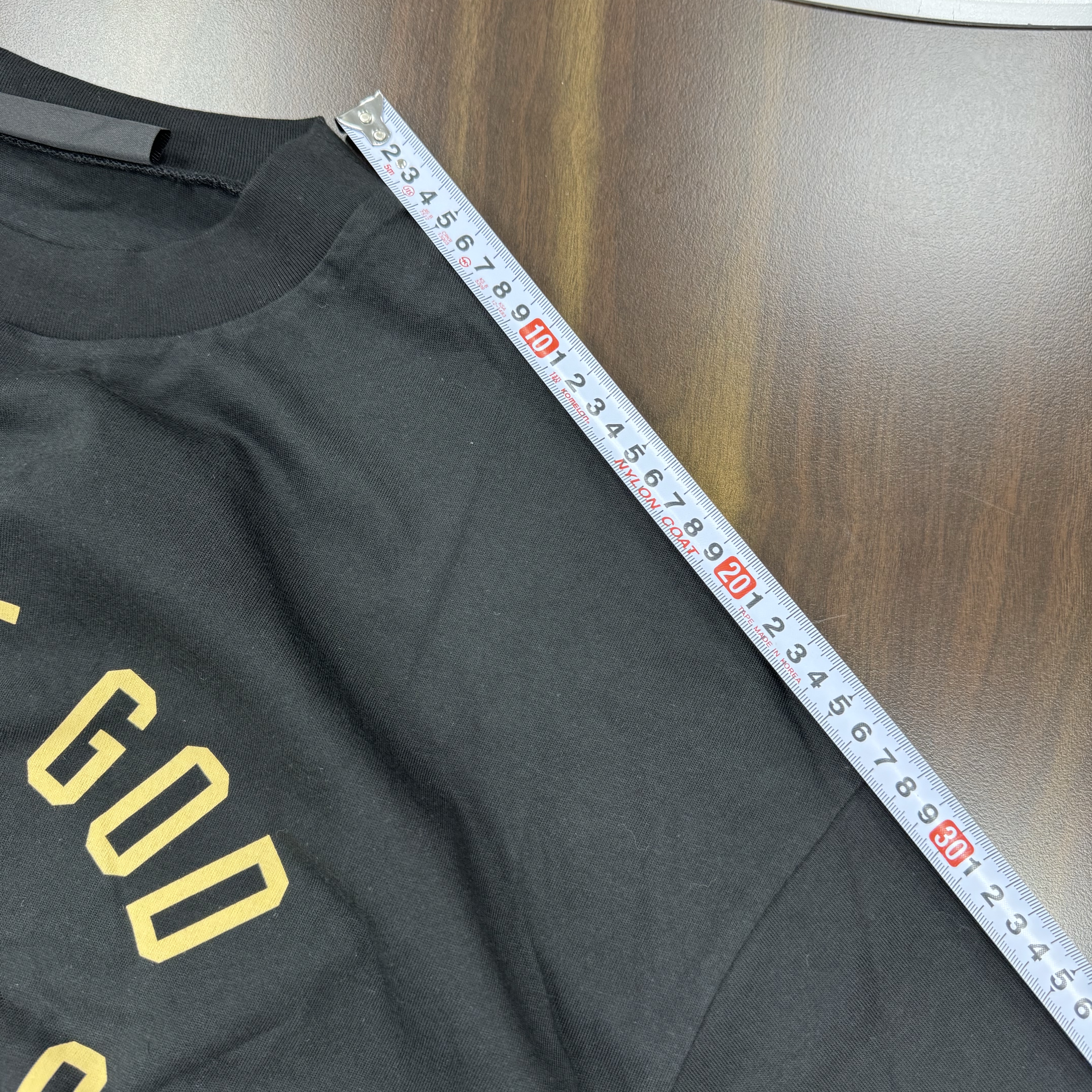 Essentials Jersey Long Sleeve Tee Black - 24FW 착용 스타일 - 5
