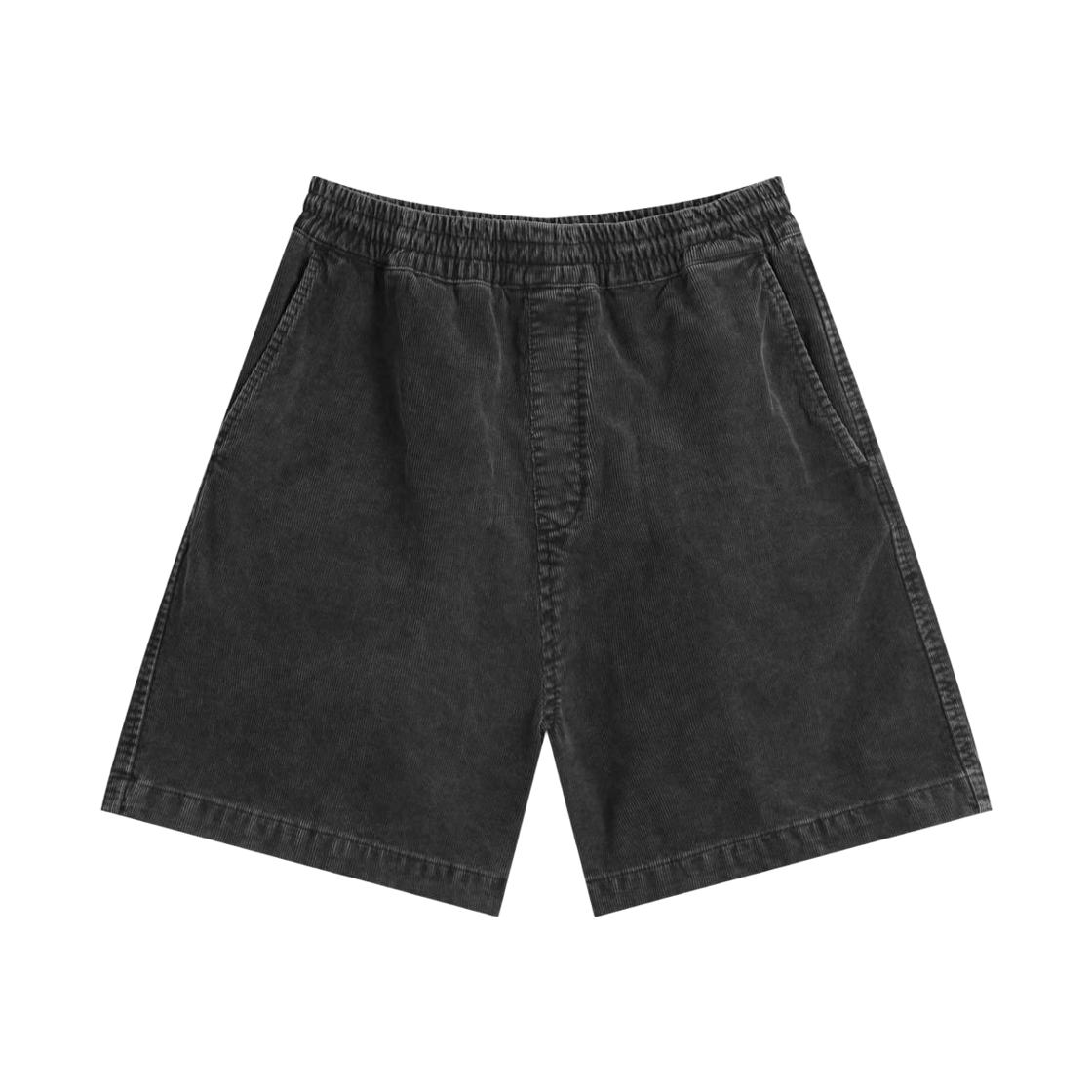 칼하트 WIP 코듀로이 레이놀드 쇼츠 블랙 더스키 라이트 워시(Carhartt WIP Corduroy Reynold Shorts Black Dusky Light Wash)