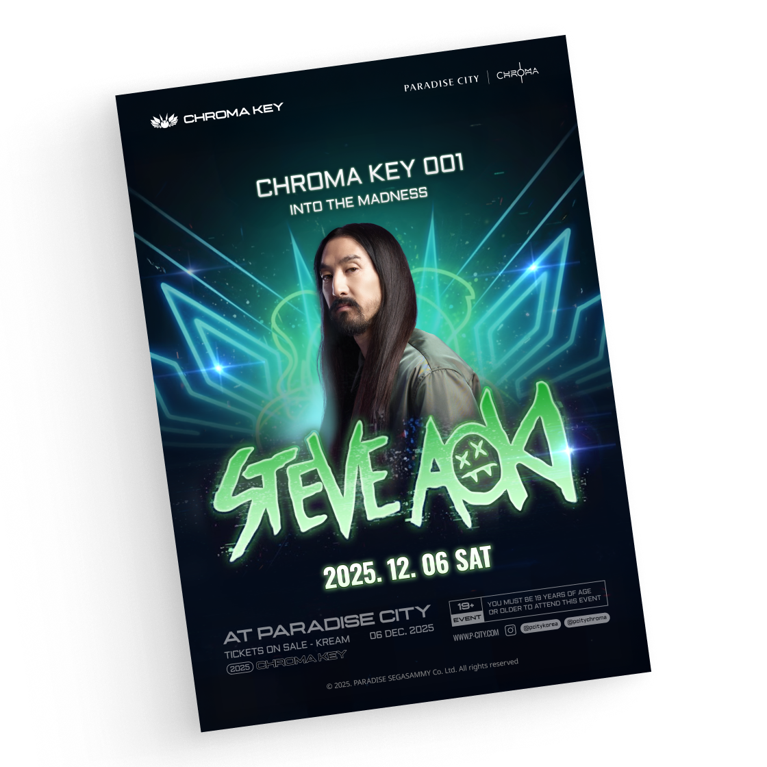 STEVEAOKI_TK01 CHROMA KEY 001 - Steve Aoki (advance reservation)