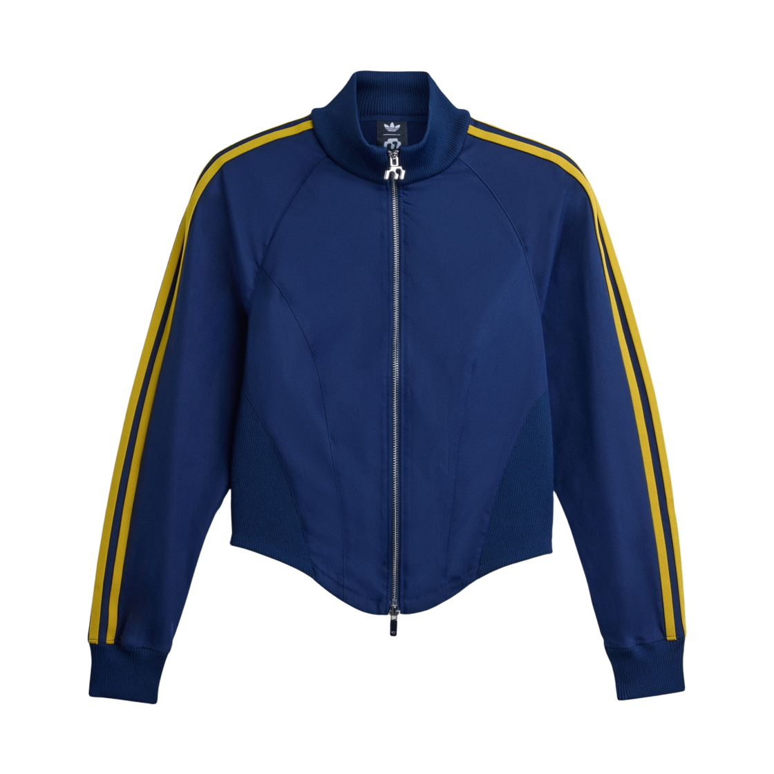 (W) 아디다스 x 미아우 코르셋 트랙탑 컬리지에이트 네이비 - US 사이즈((W) Adidas x Miaou Corset Track Top Collegiate Navy - US Sizing)