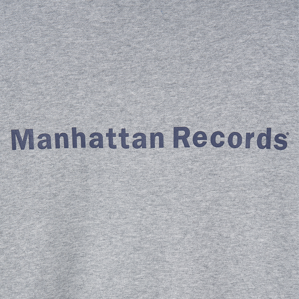 맨하탄 레코즈 클래식 집업 후디 - 그레이(Manhattan Records Classic Logo Zip Up Hoodie - Grey) - 5