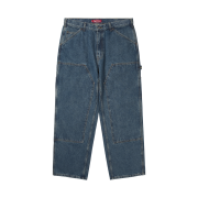 Supreme Double Knee Painter Pant Washed Indigo - 24SS