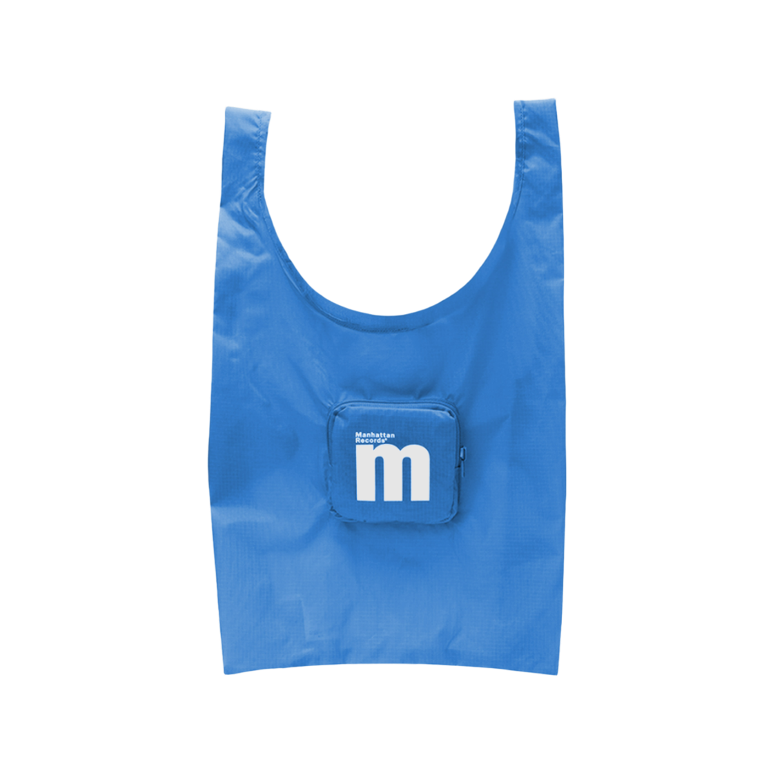 MR25BG005BL0 Manhattan Records Packable Market Bag - Blue