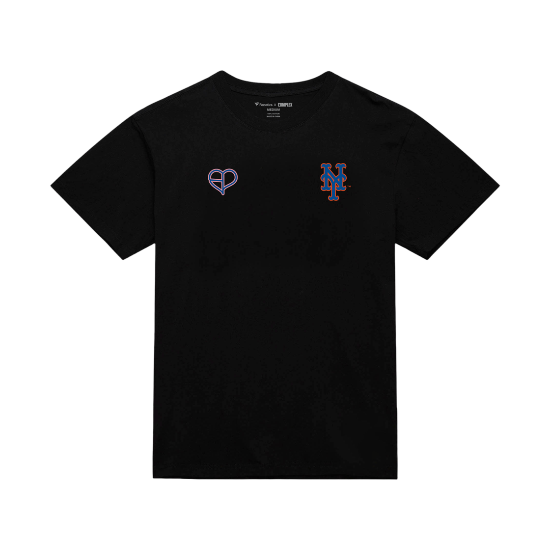 블랙핑크 뛰어 x 메츠 티셔츠 블랙(Blackpink Jump x Mets T-Shirt Black) - 1