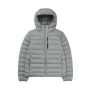 (W) Salomon X-Fuse Hooded Down Jacket Light Gray