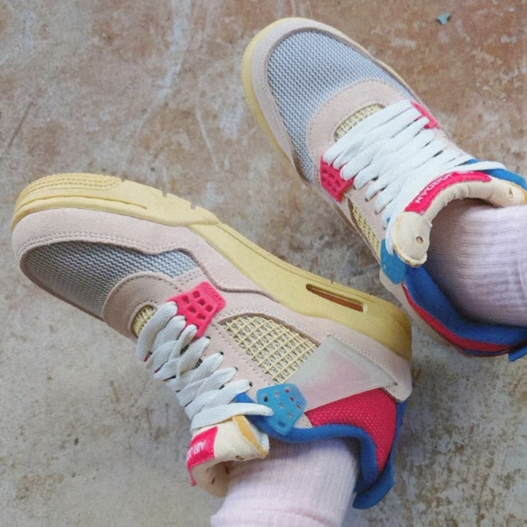 Jordan 4 x Union Retro Guava Ice 착용 스타일