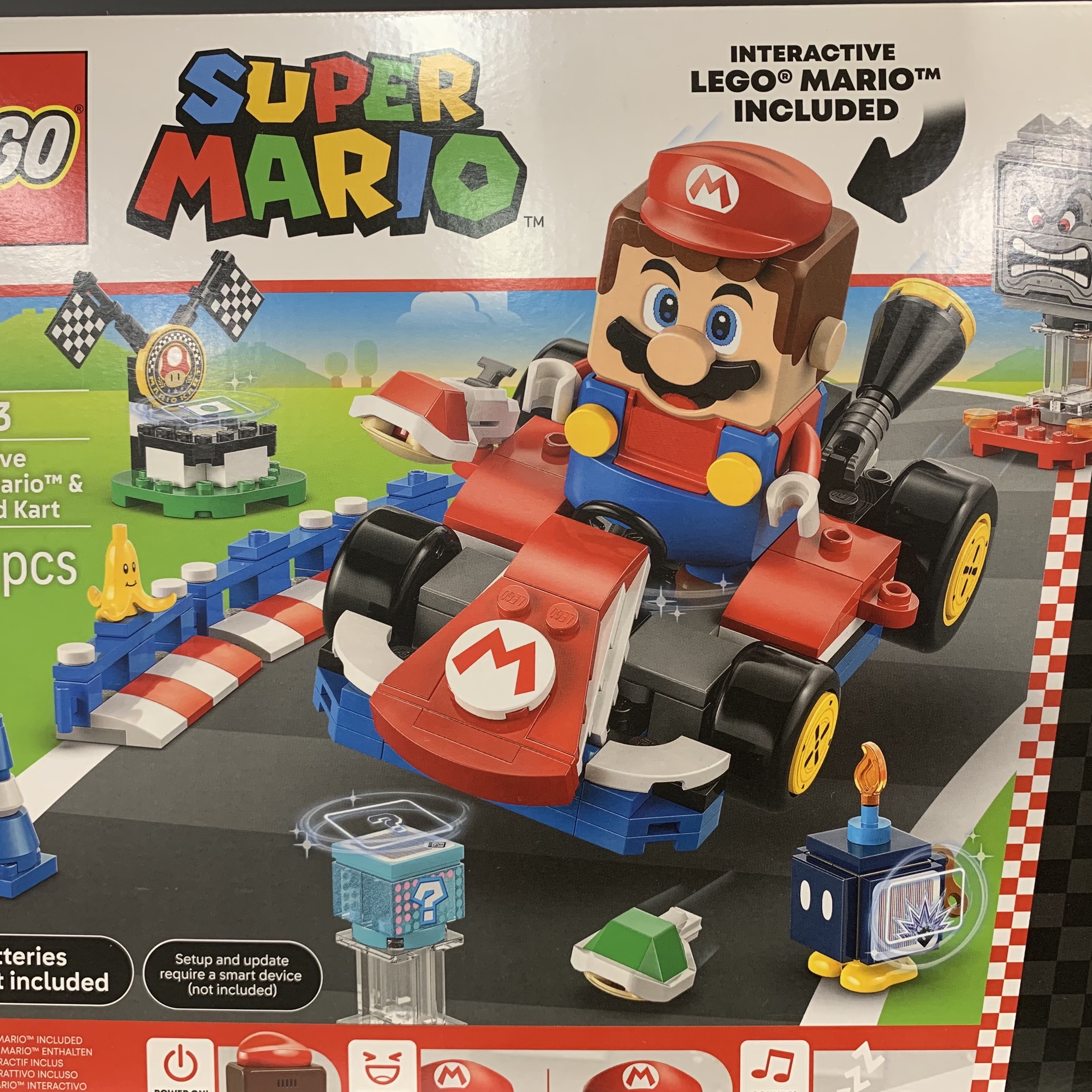 Lego Super Mario Mario Kart – Interactive Lego Mario & Standard Kart 착용 스타일
