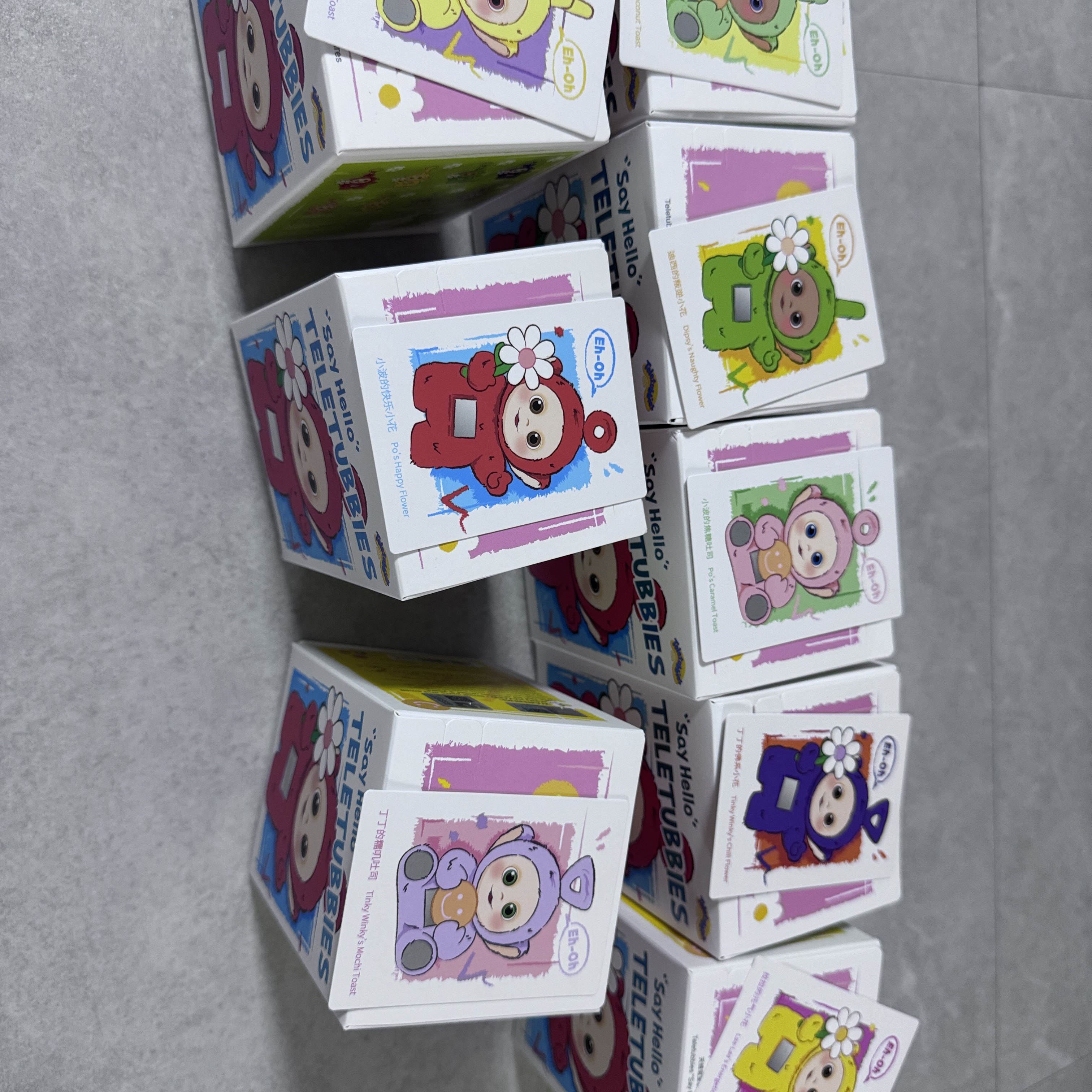 Pop Mart Teletubbies Say Hello Series Figures Sealed Case (8 Blind Boxes) 착용 스타일 - 3
