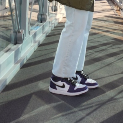 Jordan 1 Retro High OG Court Purple 2020 착용 스타일