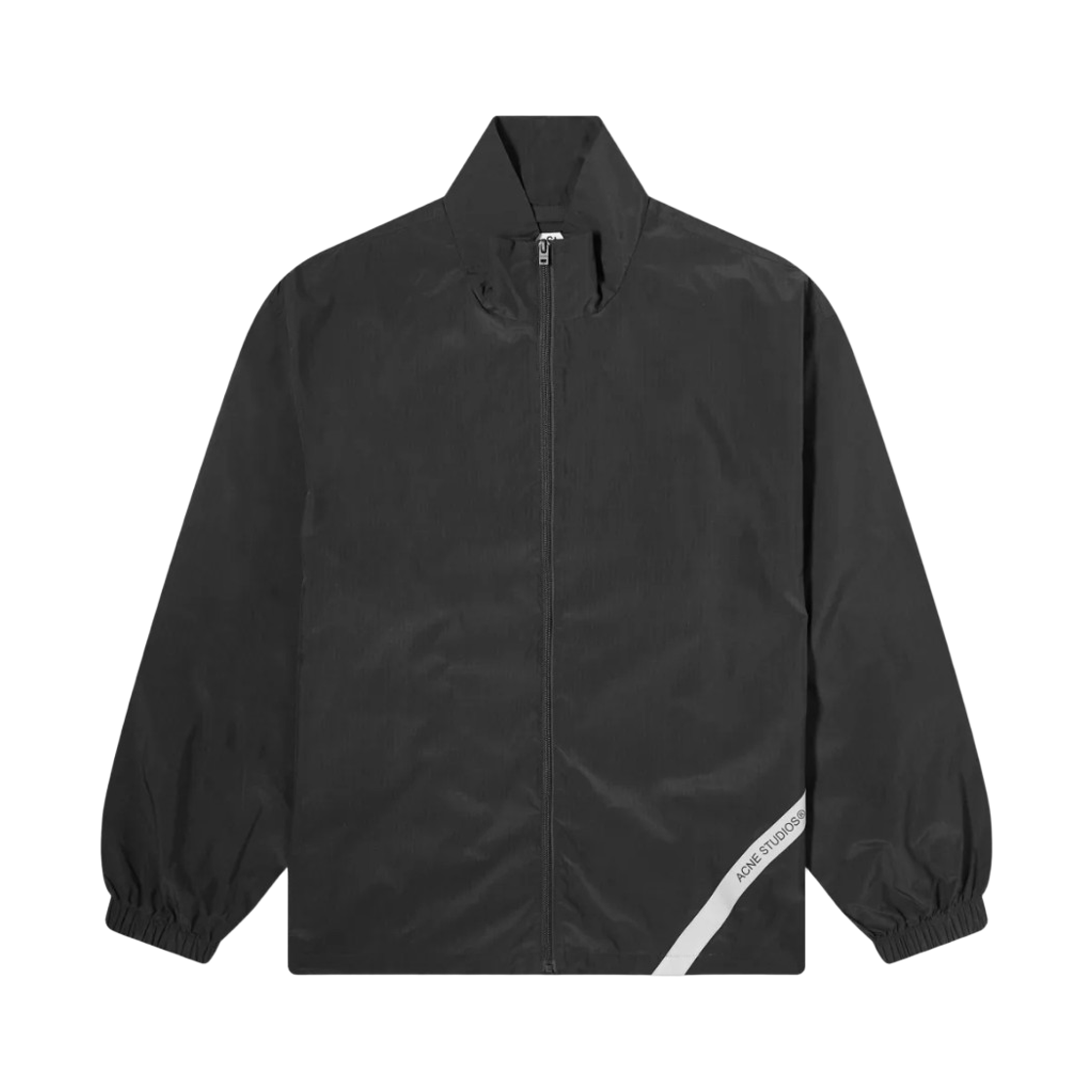 B90742-900 Acne Studios Ripstop Windbreaker Jacket Black
