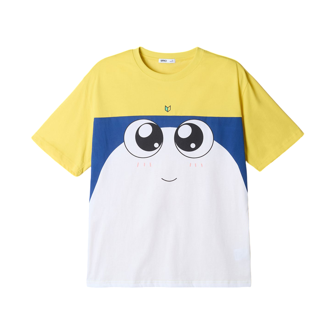 스파오 x 개구리 중사 케로로 반팔 티셔츠 옐로우(Spao x Sergeant Keroro Short Sleeve T-Shirt Yellow) - 1