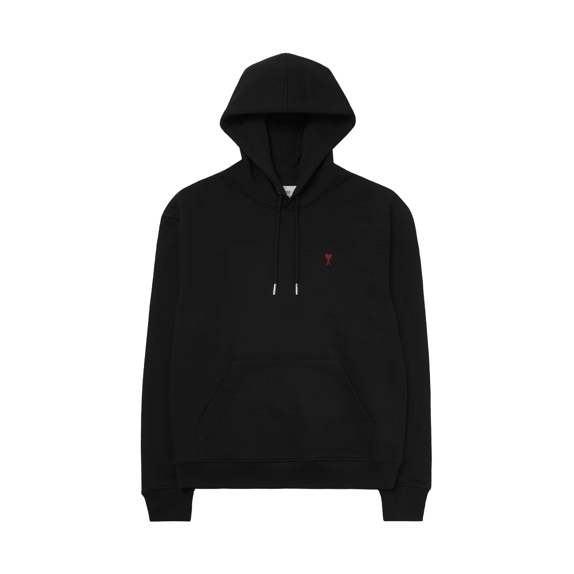 AMI AMI de Coeur Loopback Oragnic Cotton Fleece Hoodie Black · XS