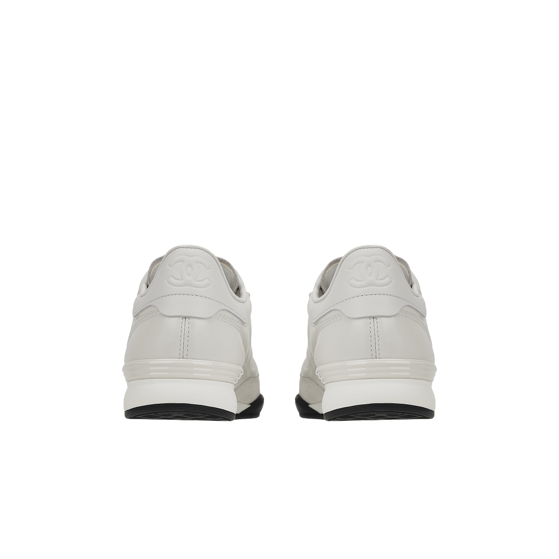 (W) 샤넬 스니커즈 샤이니 카프스킨 카프스킨 스웨이드 카프스킨 & 화이트((W) Chanel Sneakers Shiny Calfskin Calfskin Suede Calfskin & White) - 6