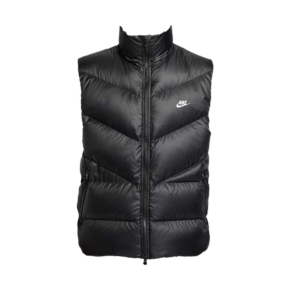 나이키 윈드러너 스테이트먼트 다운 베스트 블랙 화이트(Nike Windrunner Statement Down Vest Black White) - 1