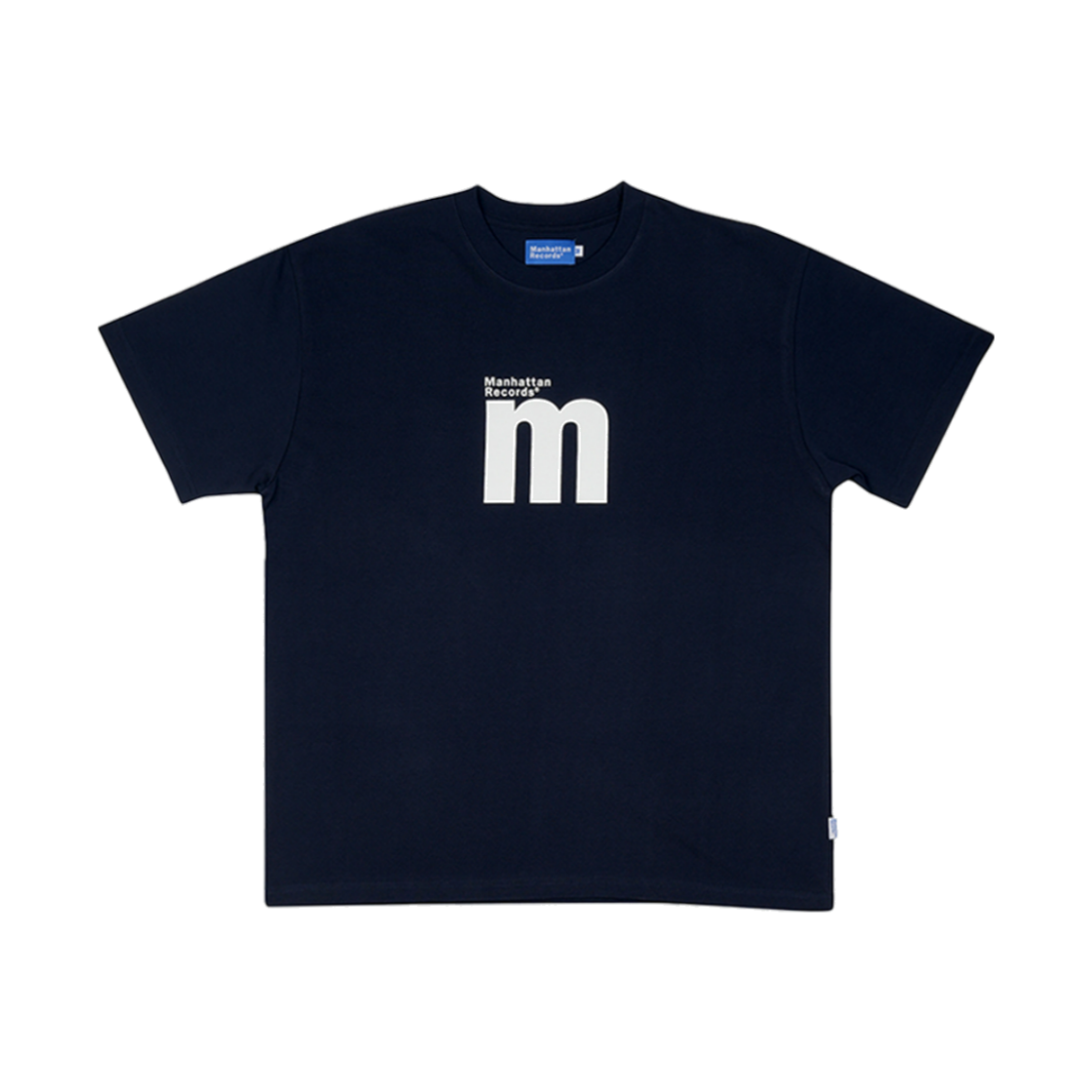 MR25SS002NA Manhattan Records MR M Logo T-shirt - Navy