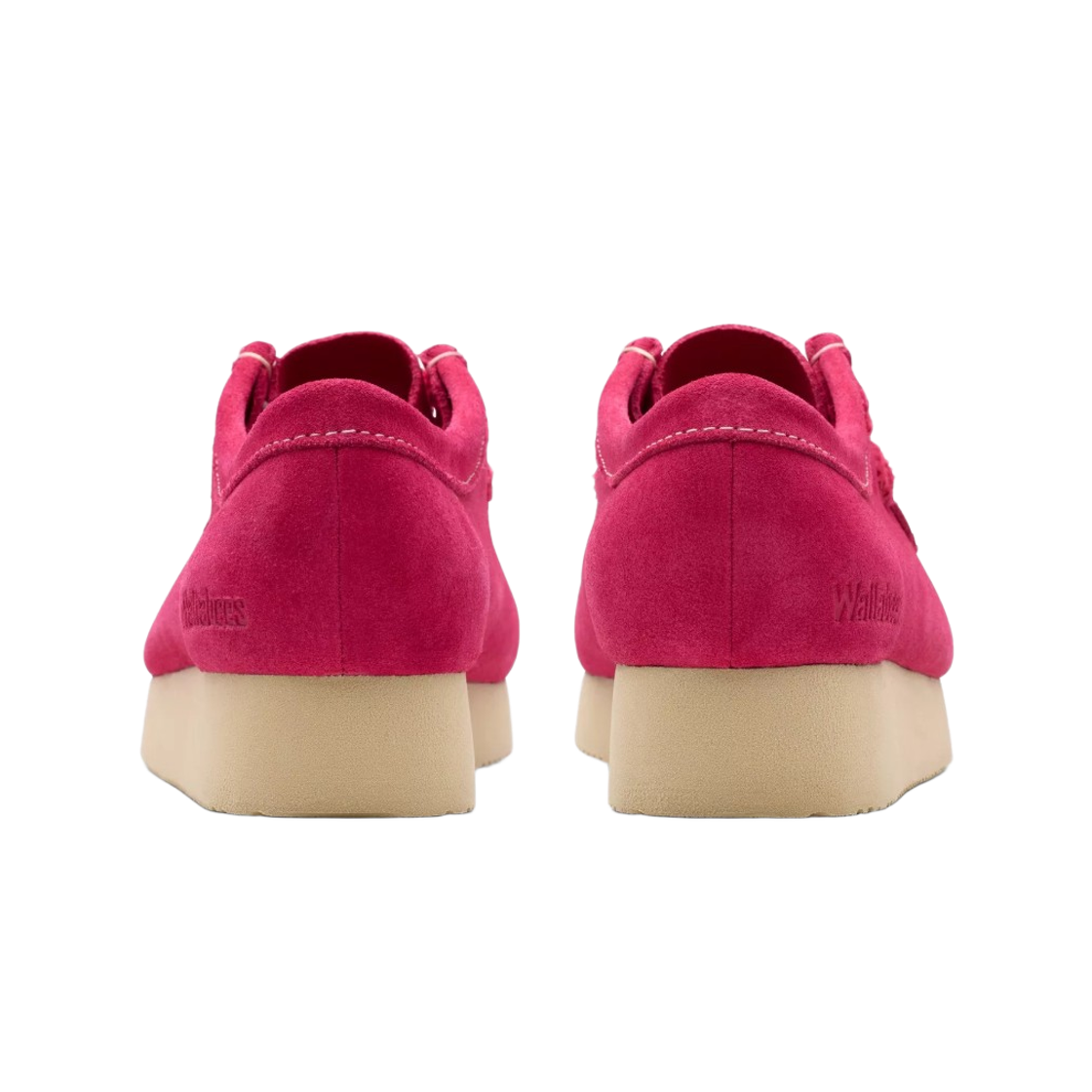 (W) 클락스 왈라비 2604 브라이트 핑크 스웨이드((W) Clarks Wallabee 2604 Bright Pink Suede) - 3
