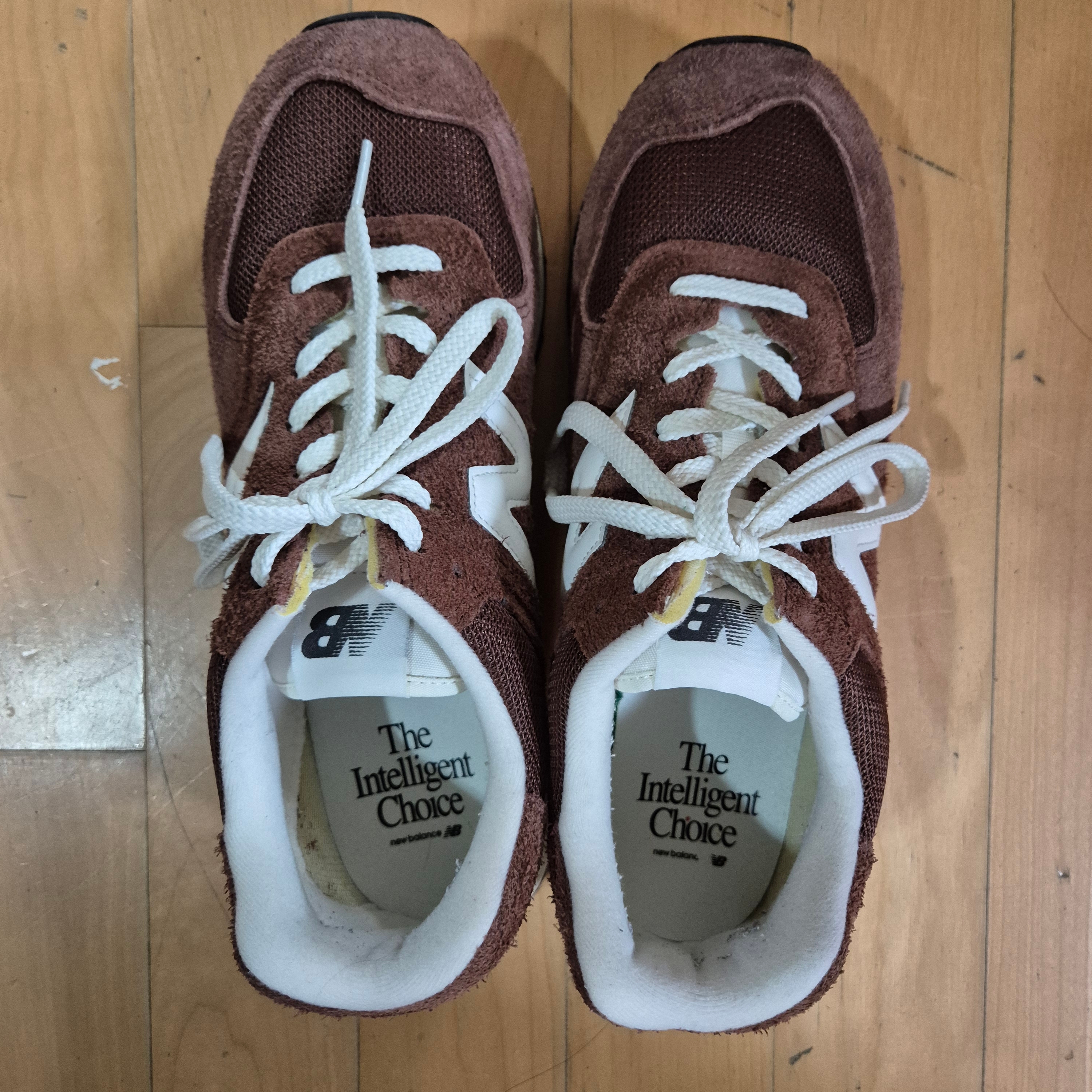 New Balance 574 Rich Oak - D Standard 착용 스타일