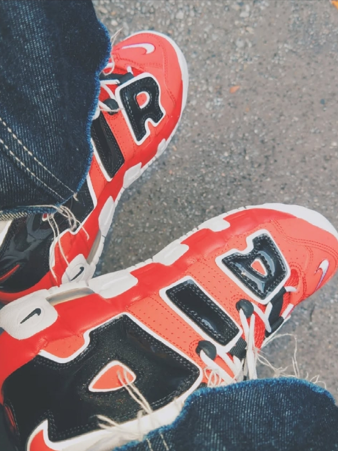 Nike Air More Uptempo 96 Bulls 2021 착용 스타일