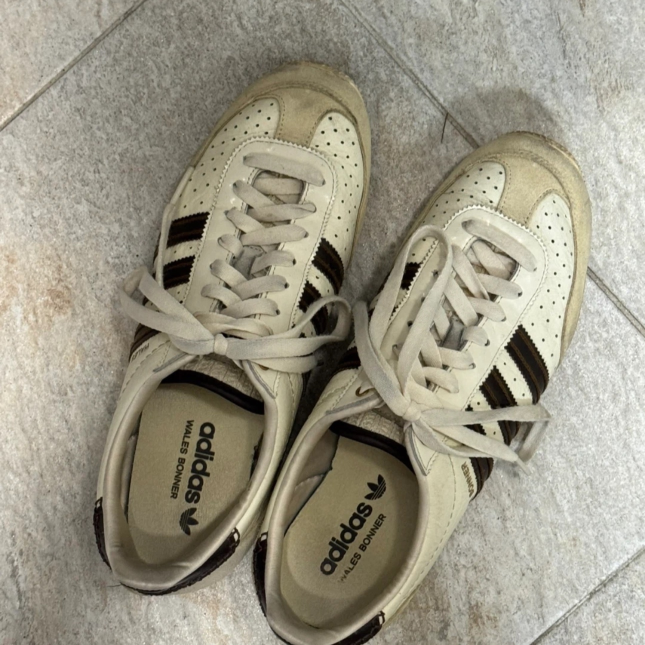 Adidas x Wales Bonner Japan Shoes Cream White 착용 스타일