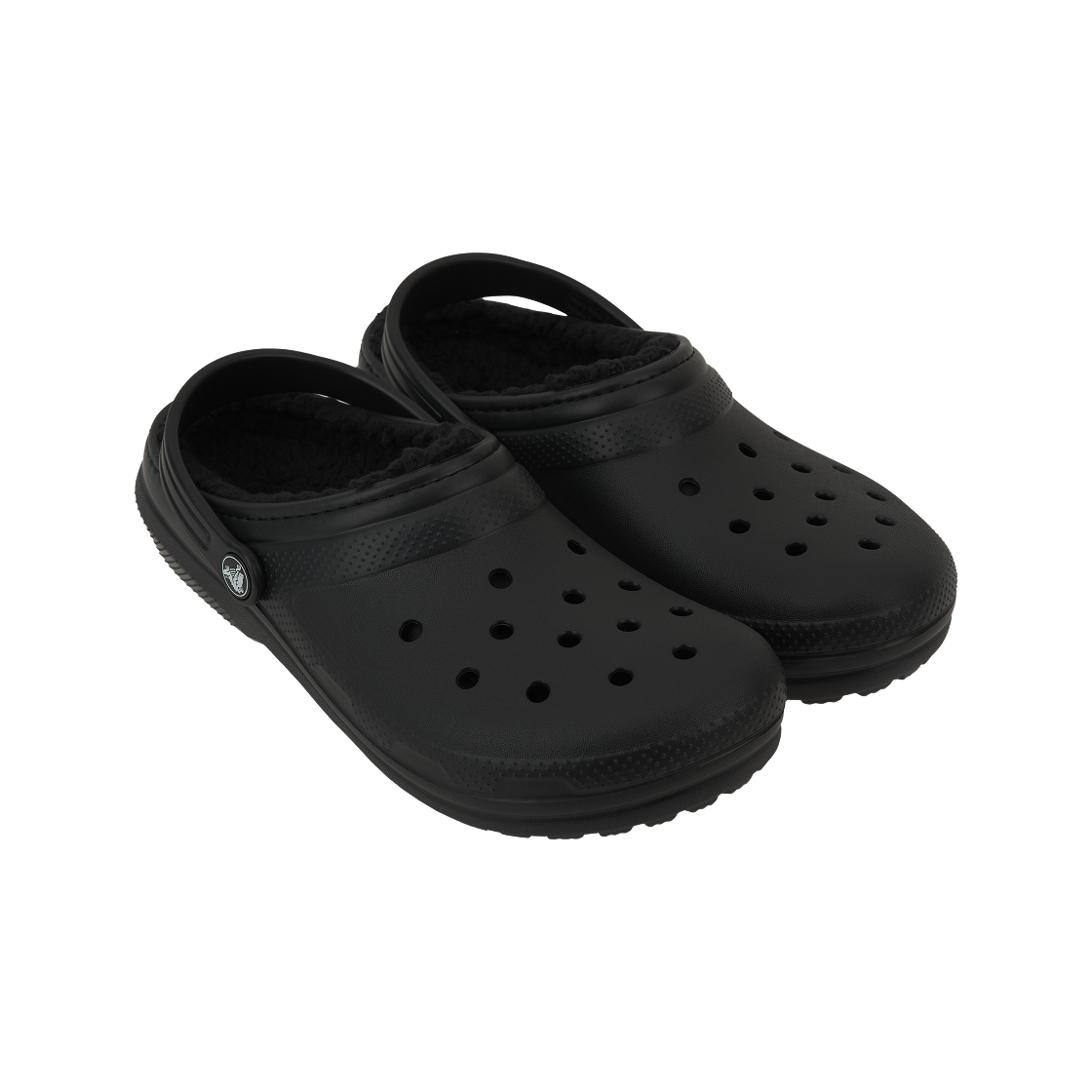(키즈) 크록스 클래식 라인드 클로그 블랙((Kids) Crocs Classic Lined Clog Black) - 4