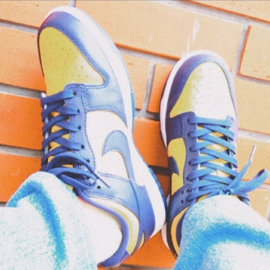 Nike Dunk Low Retro Varsity Maize 착용 스타일