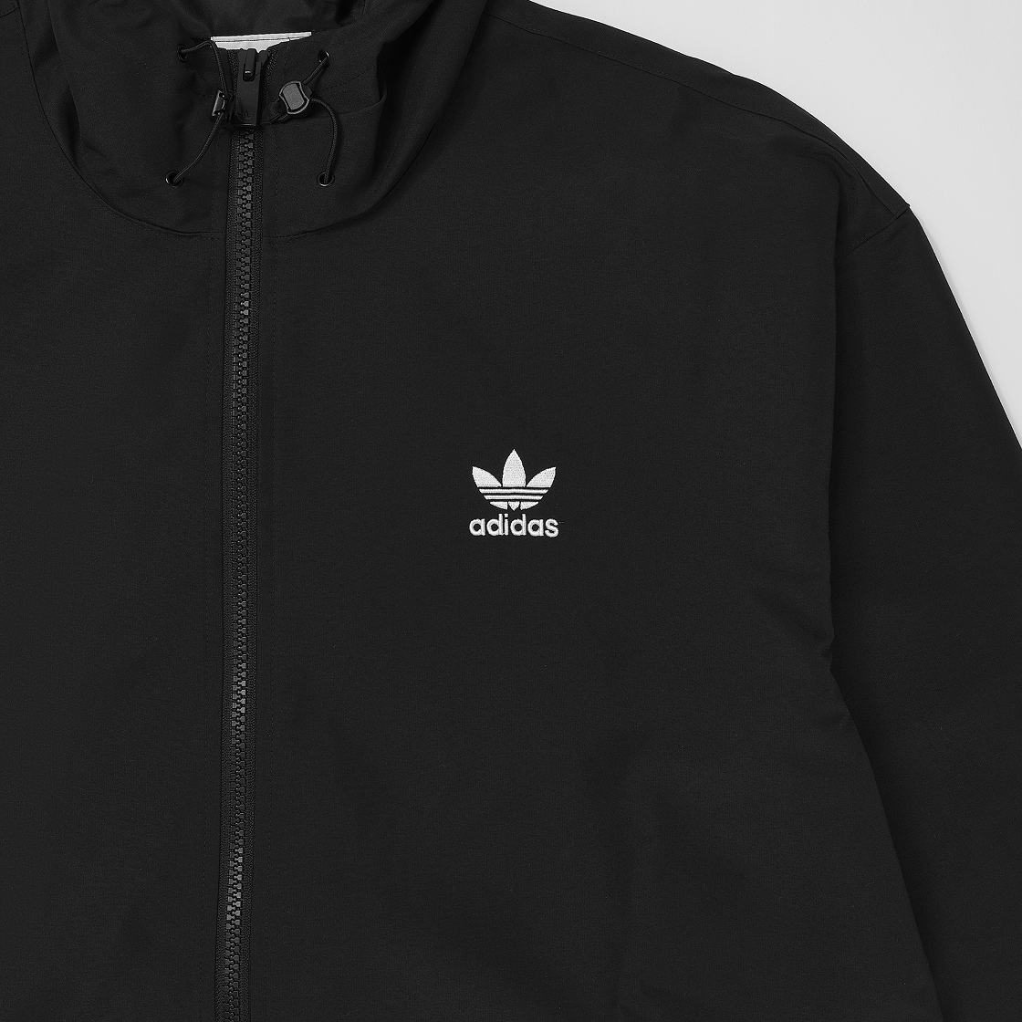 아디다스 오리지널스 트레포일 윈드브레이커 블랙 - KR 사이즈(Adidas Originals Trefoil Windbreaker Black - KR Sizing) - 4