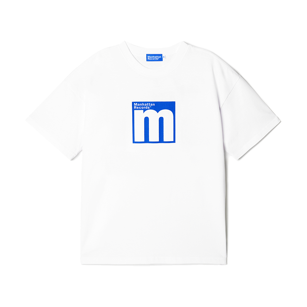 MR25SS002WH Manhattan Records MR M Logo T-shirt - White