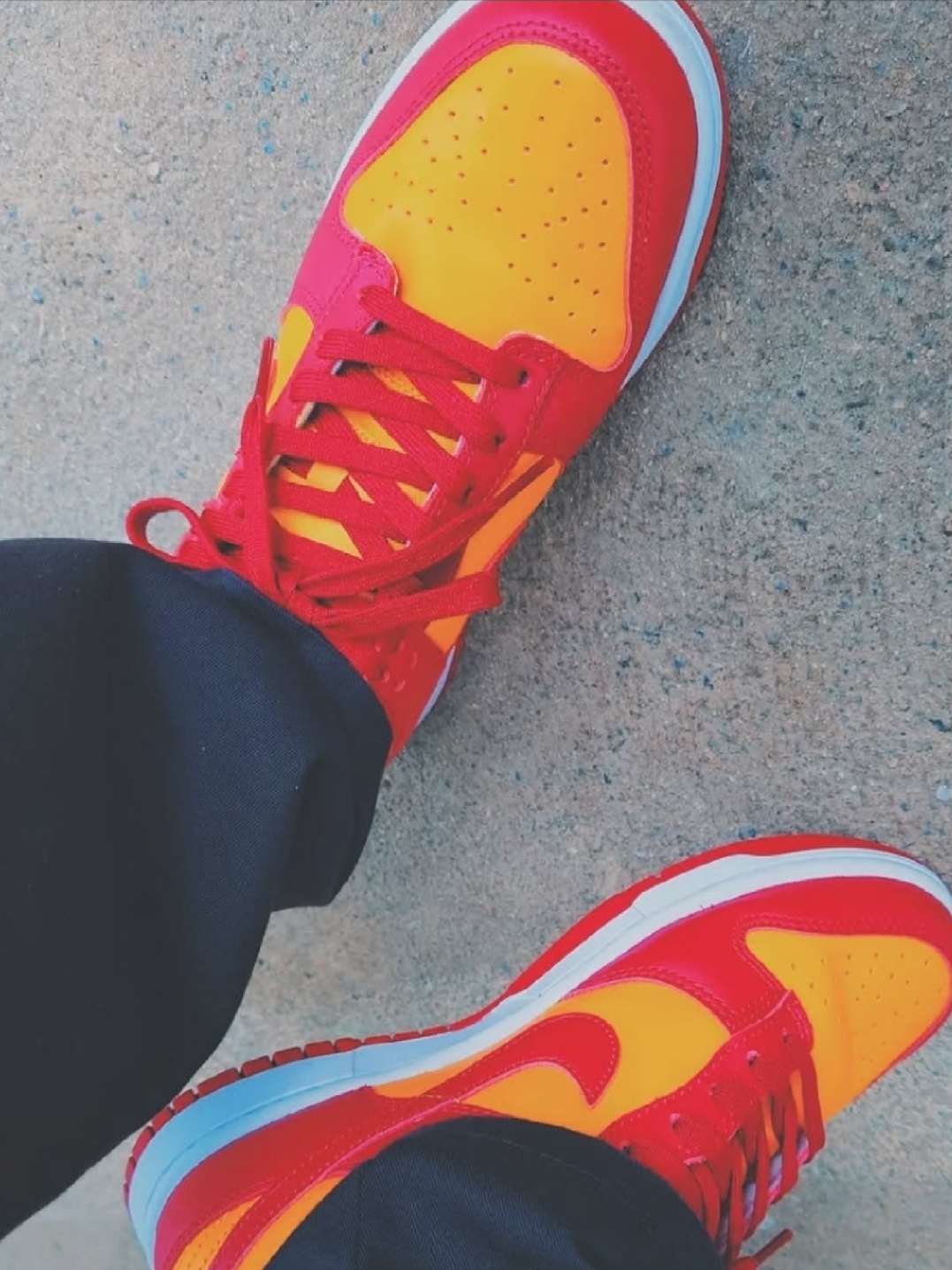 Nike Dunk Low Retro Championship Gold 착용 스타일