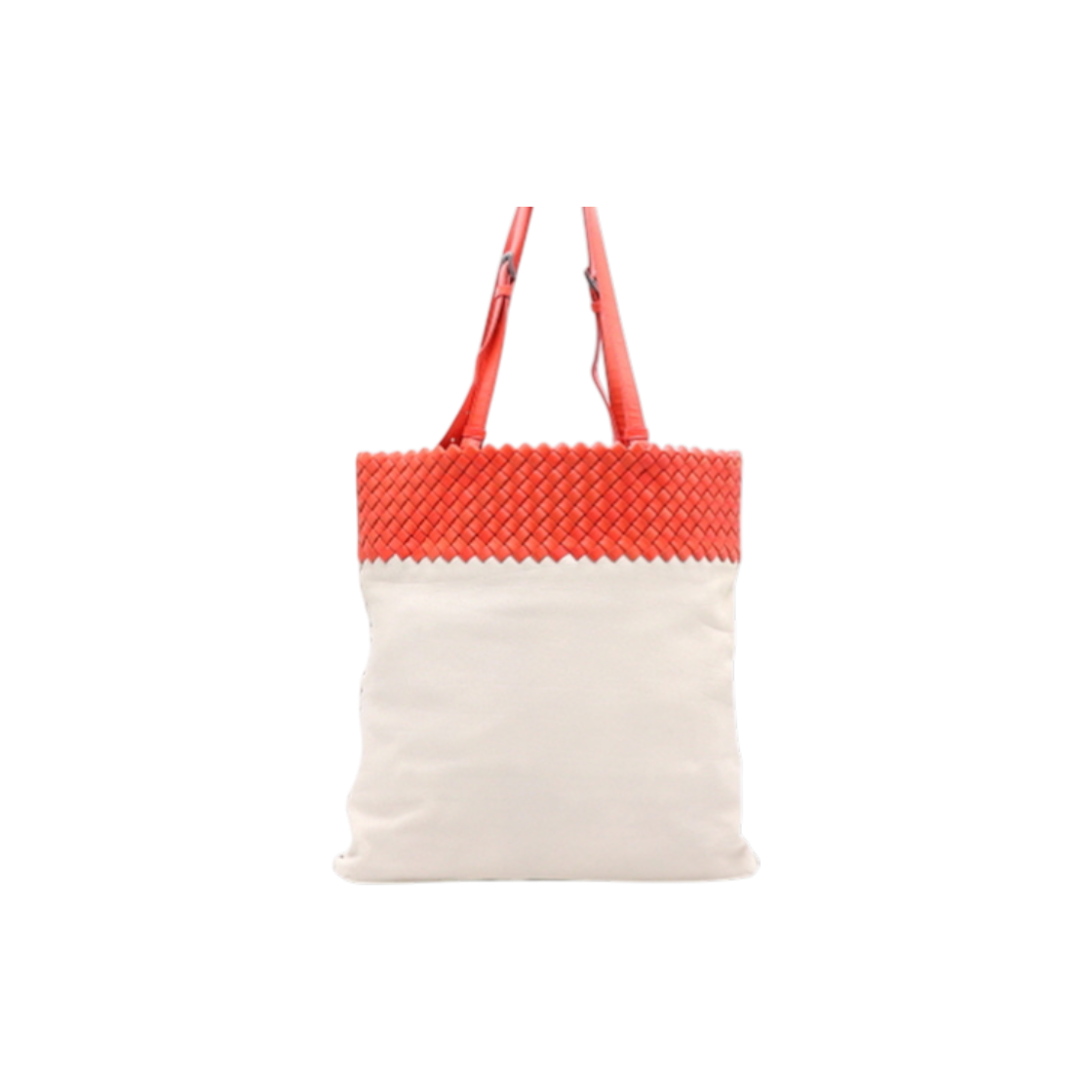 ITQAIVPNJFK9 Bottega Veneta Intrecciato Red Two-Tone Women's Shoulder Bag AA38435