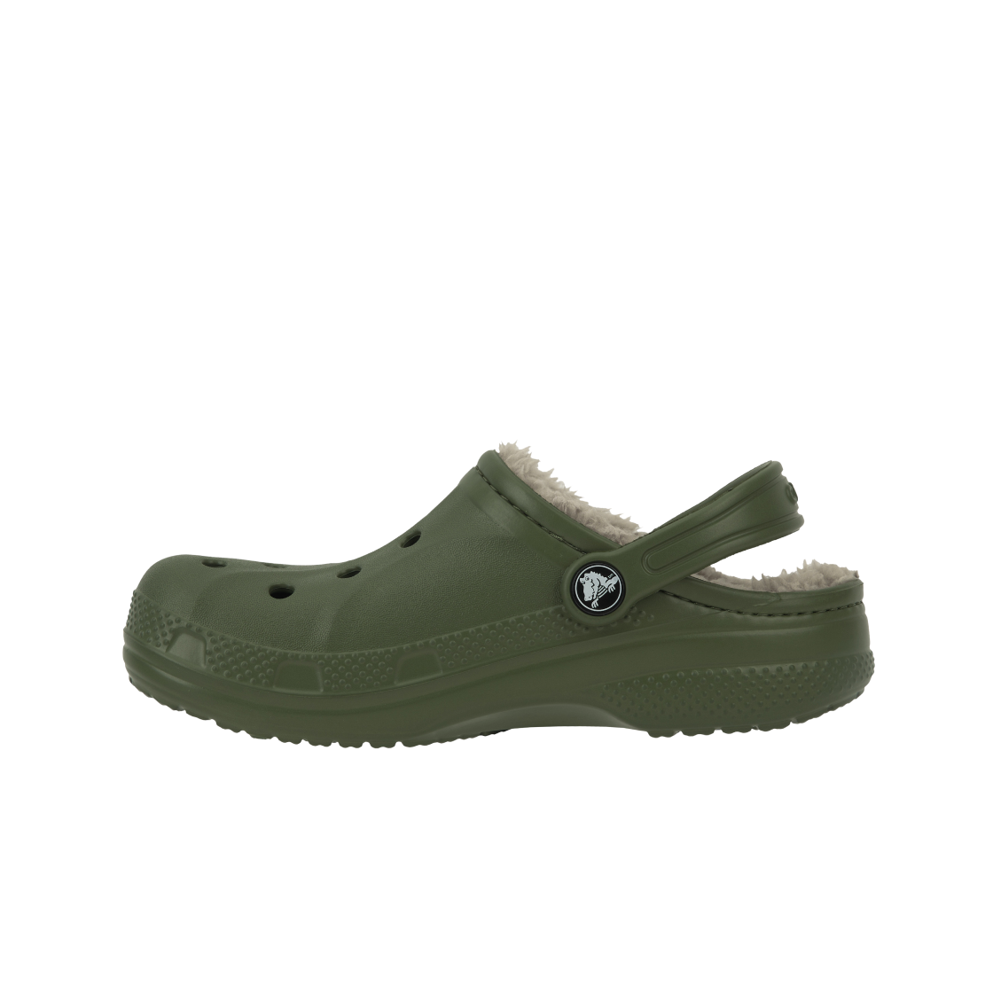 (키즈) 크록스 바야 라인드 클로그 아미 그린((Kids) Crocs Baya Lined Clog Army Green) - 3