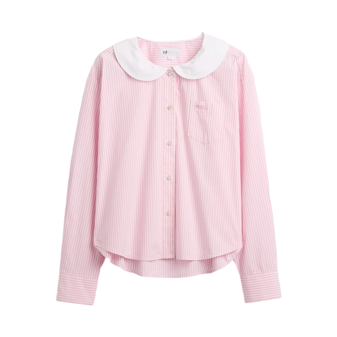 853521 (W) Gap × Sandy Liang Poplin Oversized Shirt May Pink