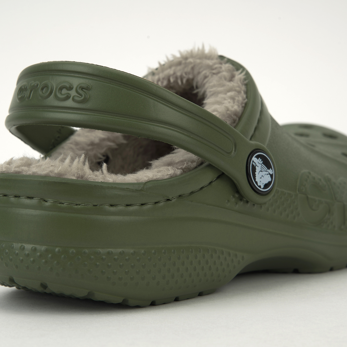 (키즈) 크록스 바야 라인드 클로그 아미 그린((Kids) Crocs Baya Lined Clog Army Green) - 8