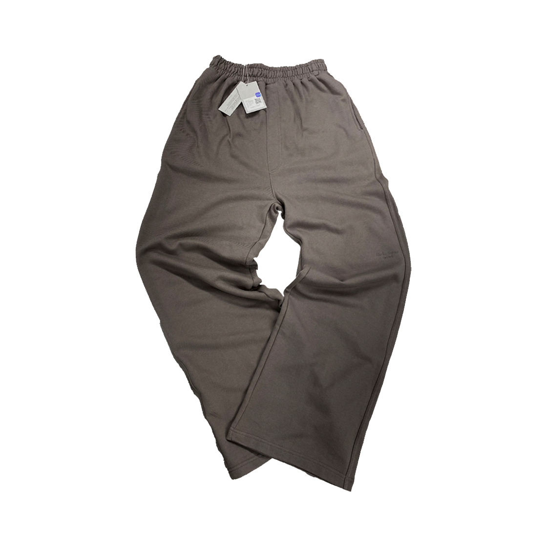 23SSUMCM1MC Undermycar Mu.01 Anti Fxxking Logo Play Oversized Sweat Pants Mocha