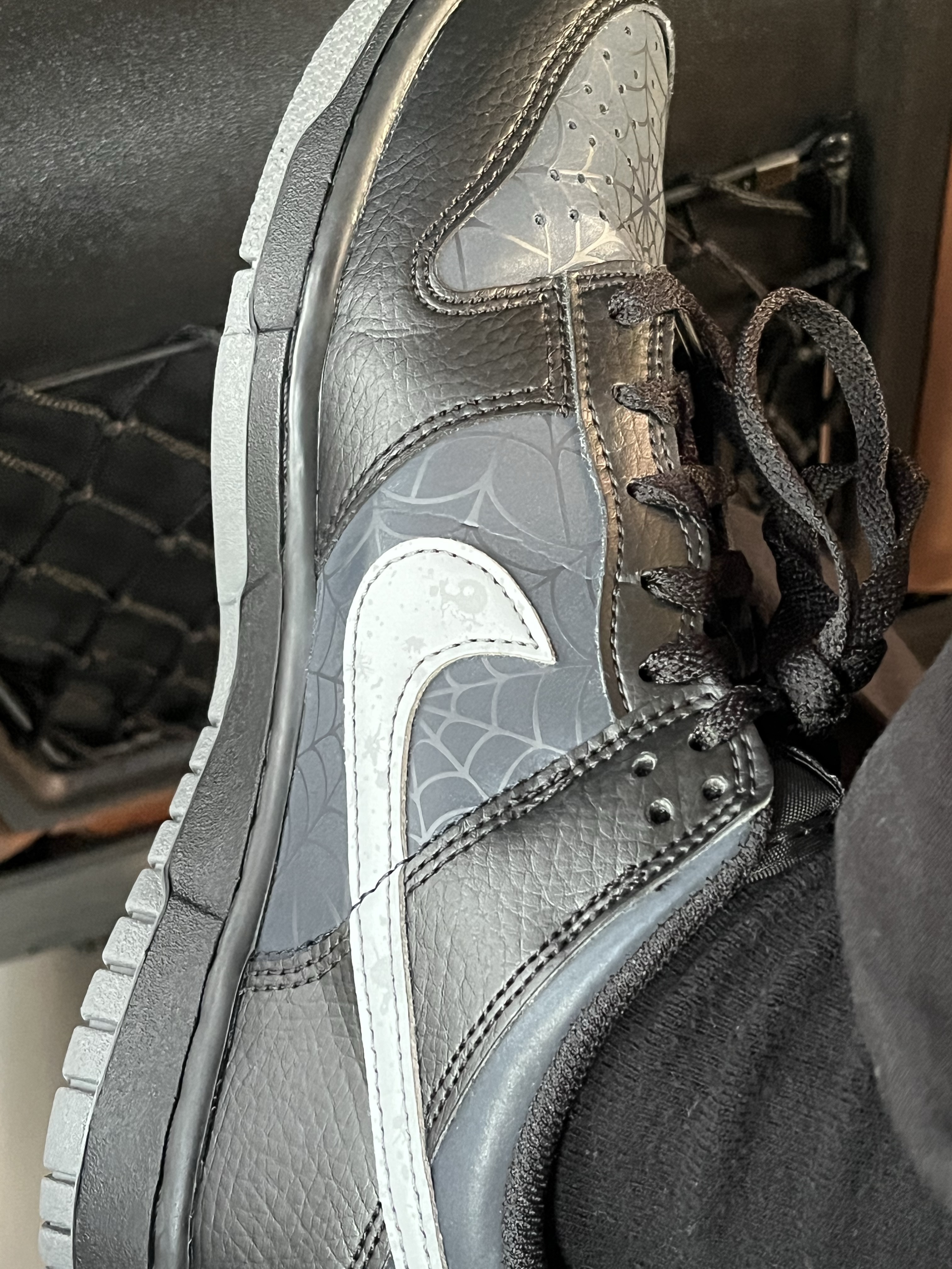 (GS) Nike Dunk Low Symbiote Black Dark Blue 착용 스타일 - 2