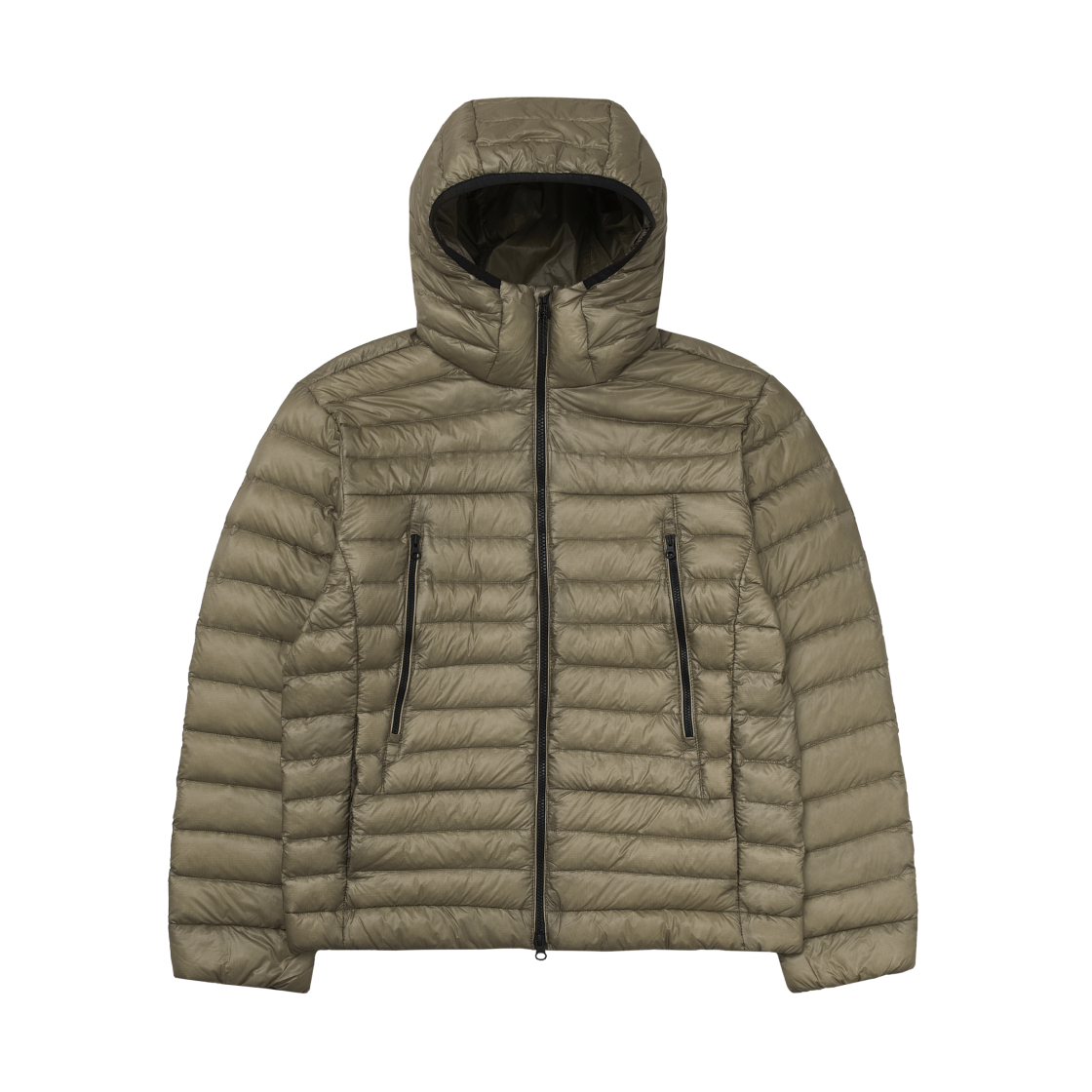 MMEDJ9A04-ED Musinsa Standard City Leisure Sheer Ripstop Hooded Light Down Jacket Mud Beige