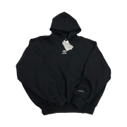 Undermycar Mu.12 Anti Fxxking Logo Play Oversized Bonded Hoodie Black