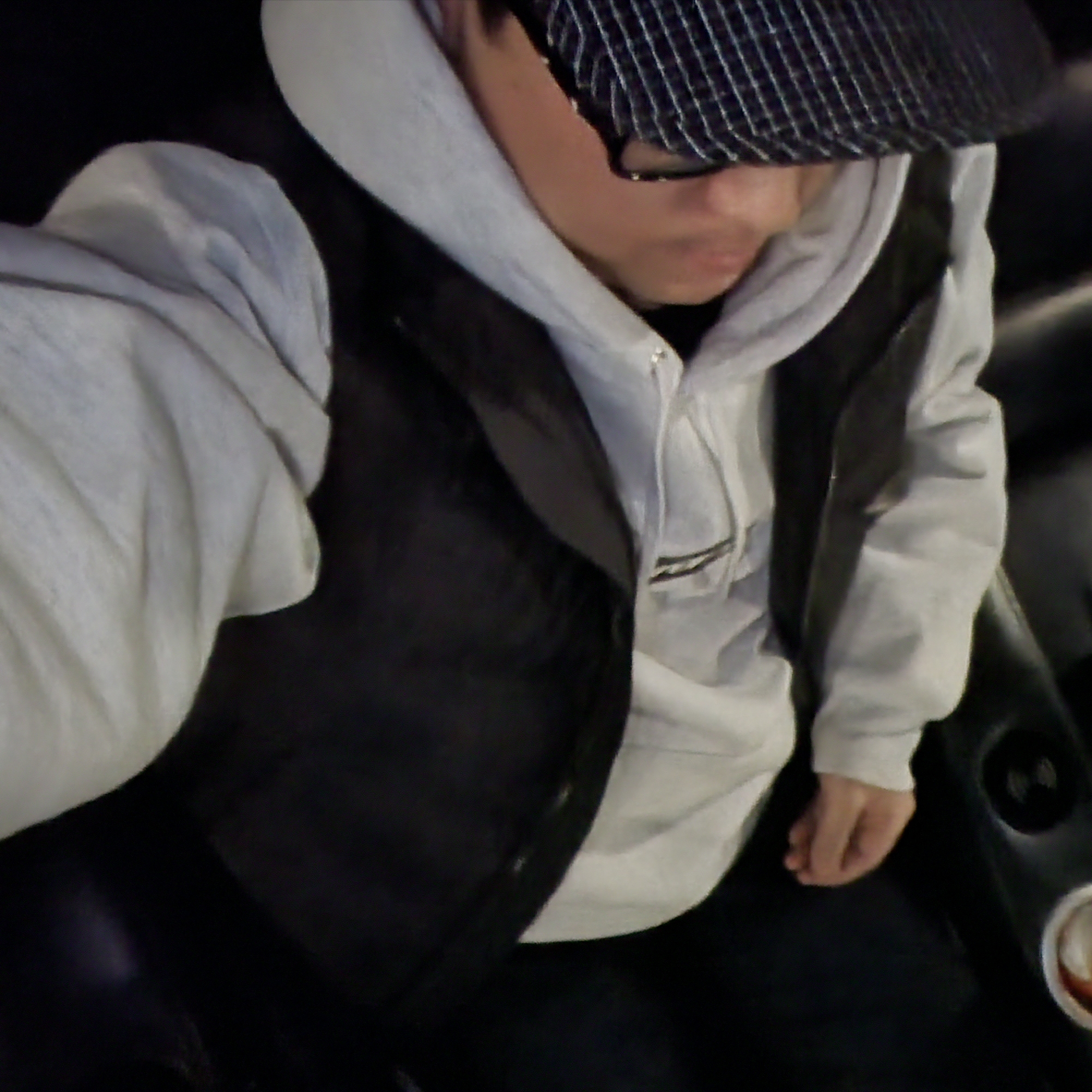 Prada Re-Nylon Down Vest Black, Supreme Box Logo Hooded Sweatshirt Ash Grey - 23FW 착용 스타일
