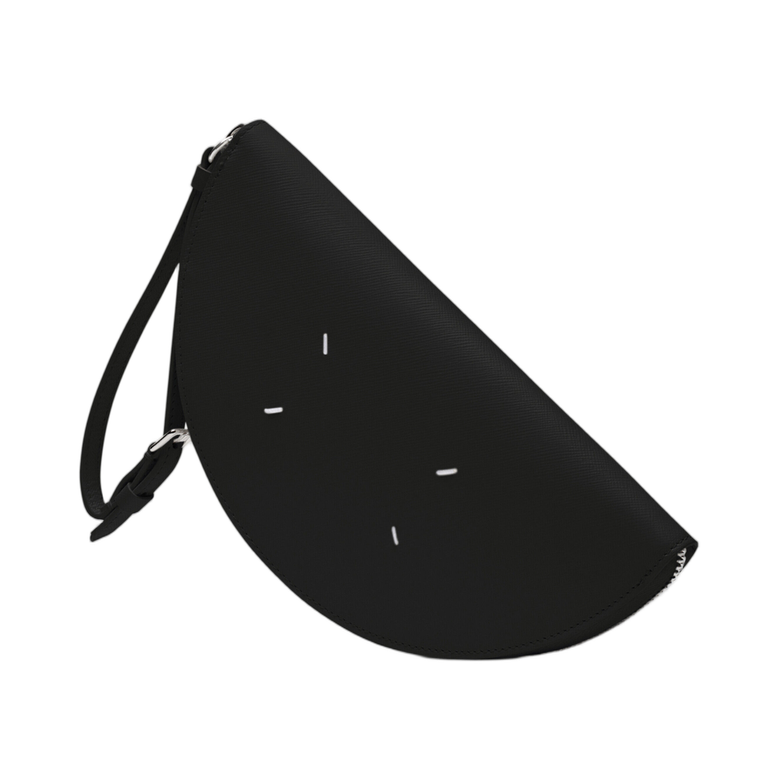 SA2VL0018P6799T8013 Maison Margiela Leather Pouch Black