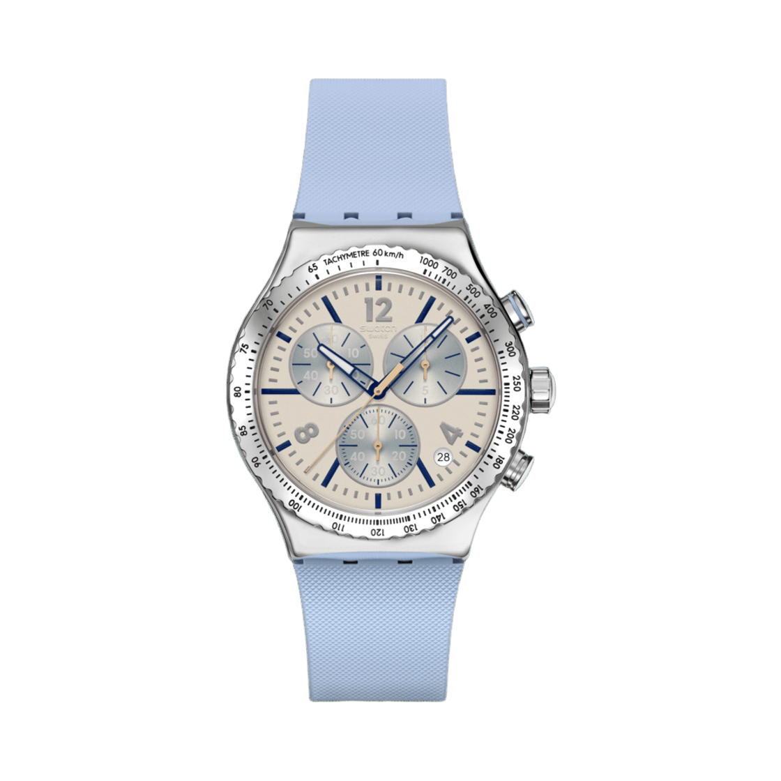 스와치 블루쉬프트 글로우 43mm 쿼츠 라이트 블루(Swatch Blueshift Glow 43mm Quartz Light Blue) - 1