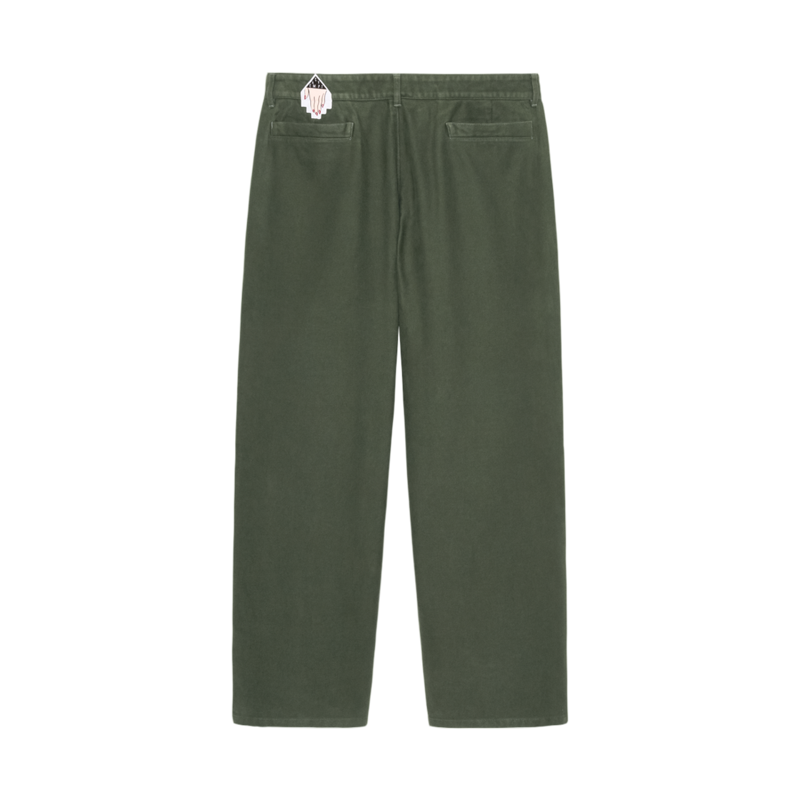 카브엠트 브러쉬드 소프트 코튼 원 턱 팬츠 그린 - 25 FW(Cav Empt Brushed Soft Cotton One Tuck Pants Green - 25FW) - 2