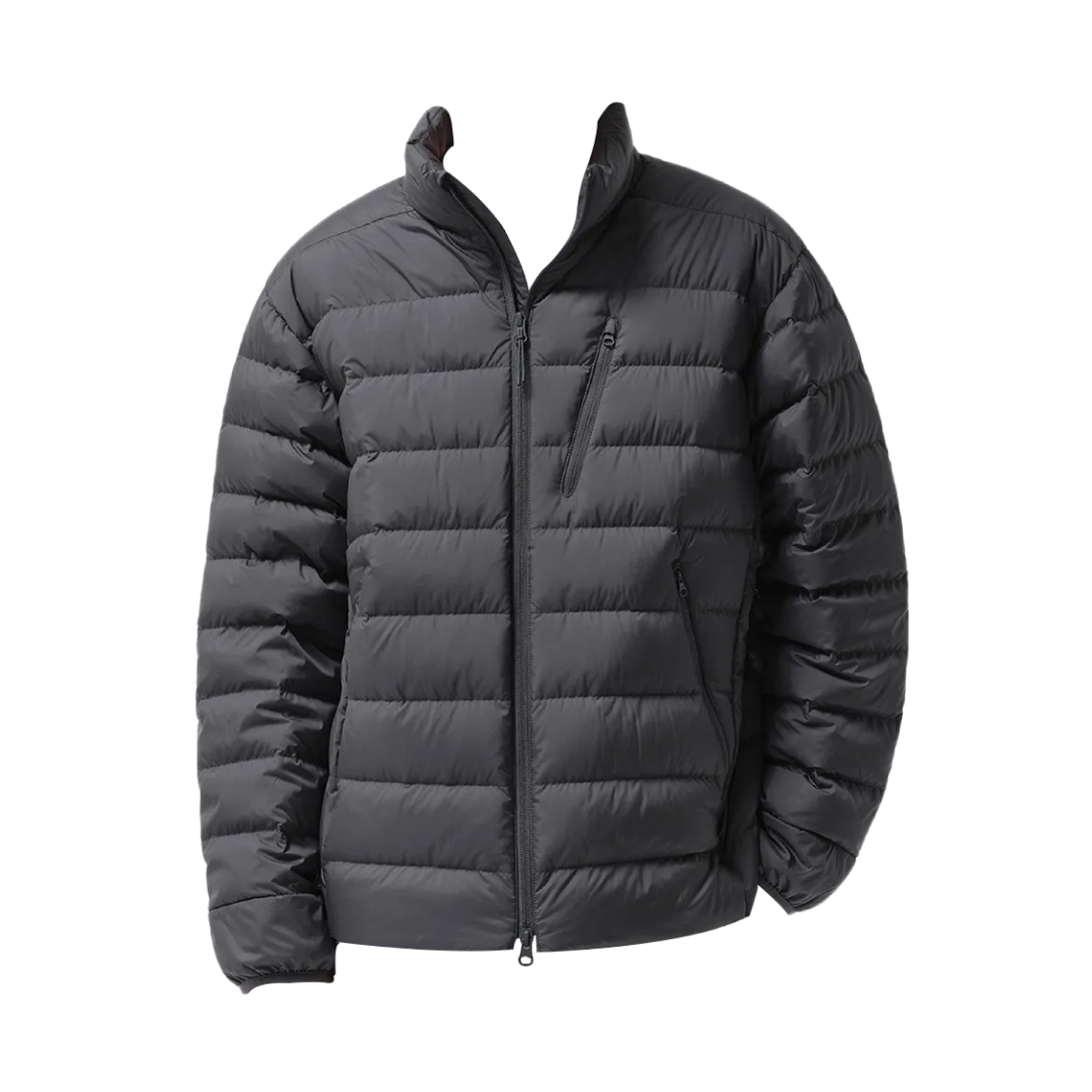무신사 스탠다드 시티 레저 하이 넥 라이트 다운 자켓 그레이(Musinsa Standard City Leisure High Neck Light Down Jacket Grey)