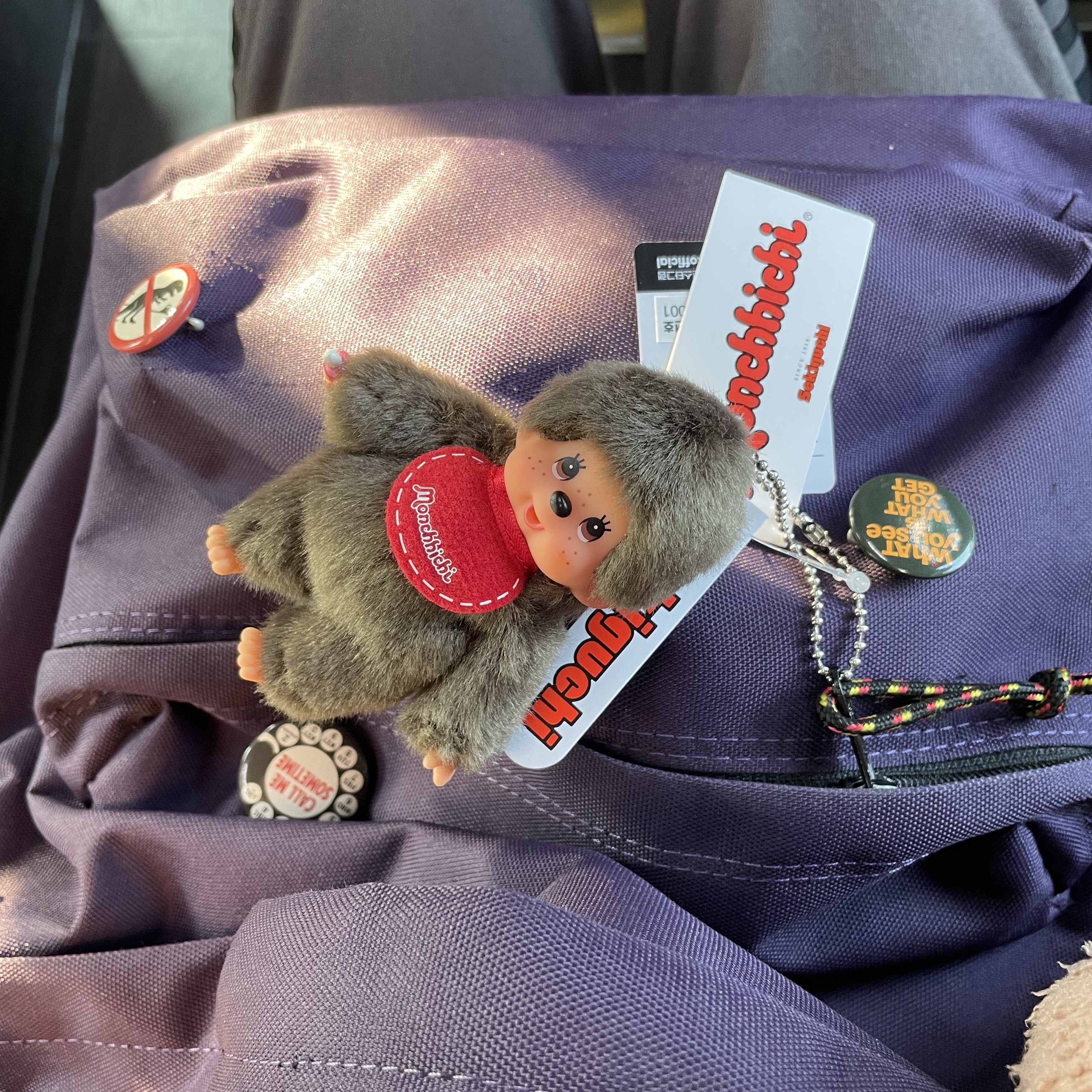 Monchhichi Keychain Mini Boy 착용 스타일 - 1