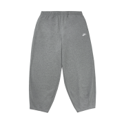 Nike Club Fleece Oversized French Terry Pants Dark Grey Heather Light Smoke Grey - Asia