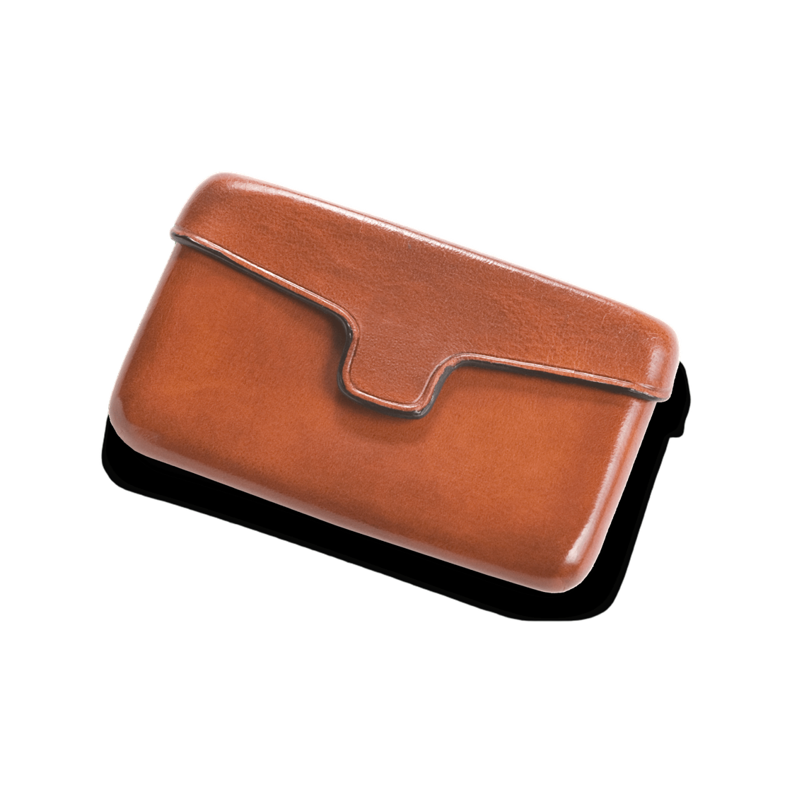일부세토 마그네틱 클로저 카드 홀더 라이트 브라운(Il Bussetto Card Holder Magnetic Closure Light Brown)