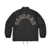 Supreme Old English Arc Coaches Jacket Black - 25FW