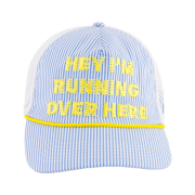 Alex Zono Hey, Im Running Over Here Trucker Stripe