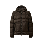 C.P. Company D.D. Shell Hooded Down Jacket Black - 25FW