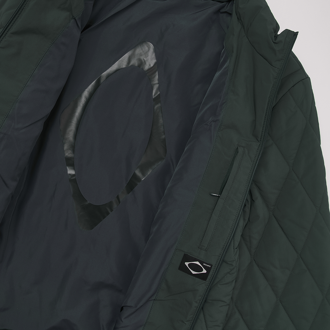 미스치프 롬버스 퀼티드 봄버 자켓 다크 그린(Mischief Rhombus Quilted Bomber Jacket Dark Green) - 6